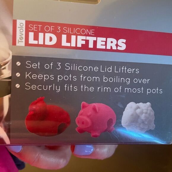 Tovolo Silicone Animal Lid Lifters - Picture 7 of 8